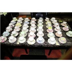 FINE CHINA CUP AND SAUCER SET X45