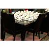 Image 1 : ESTATE FAUX MARBLE TABLE WITH 4 CHAIRS