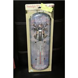 NOSTALGIC TIN THERMOMETER - BIKER DESIGN