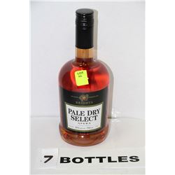 SEVEN 750ML BOTTLES PALE DRY ROSE WINE