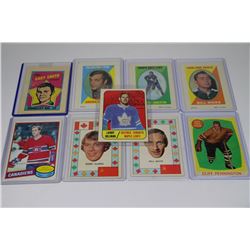 BUNDLE OF 9 VINTAGE HOCKEY CARDS INCLUDING