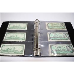 BINDER OF CANADIAN BANKNOTES