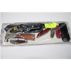 VARIETY OF KNIVES & MULTI TOOLS
