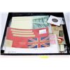 Image 1 : LARGE LOT OF COLLECTIBLES, STAMPS, COINS & WWII