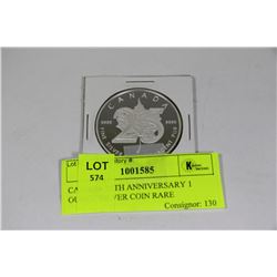 CANADA 25TH ANNIVERSARY 1 OUNCE SILVER COIN RARE