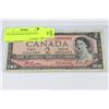 Image 1 : 1954 CANADIAN $2 BANK NOTE