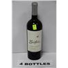 Image 1 : FOUR 750ML BOTTLES BONTERRA CABERNET SAUVIGNON