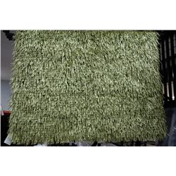 5.3 FT X 7.9 FT NEW GOLD SHAG RUG