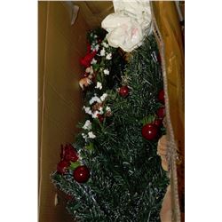 2 LIGHT UP CHRISTMAS TREES WITH CANDLEHOLDER