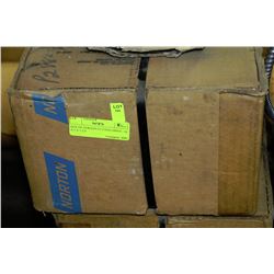 BOX OF NORTON CUTTING DISCS - 10 X 2 X 1-1/4