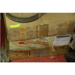 3 BOXES OF ODD LARGE GRINDING WHEELS