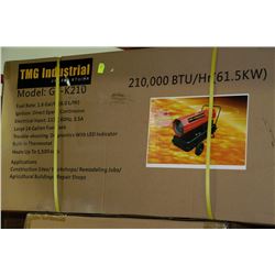 NEW TMG INDUSTRIAL 210,000 BTU KEROSENE HEATER