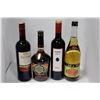 Image 1 : FOUR BOTTLES OF ASSORTED LIQUOR