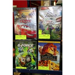 BUNDLE OF 6 DISNEY DVD'S X4