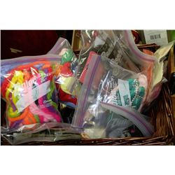 BASKET OF BEAUTY SUPPLIES