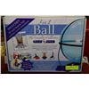 Image 1 : 3 IN 1 EXERCISE BALL KIT WITH BOOK & DVD