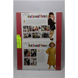 SHIRLEY TEMPLE COLLECTOR STAMPS IN FRAME