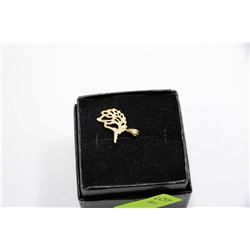 10KT SOLID GOLD UNICORN PENDANT - STAMPED