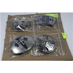 LOT OF 4 BELT BUCKLES INCLUDING CELTIC CROSS,