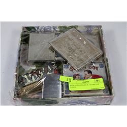 BOX OF LIGHTERS & CIGARETTE CASES