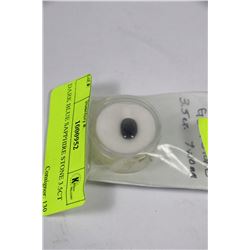 DARK BLUE SAPPHIRE STONE 3.5CT