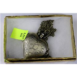 HEART-SHAPED POCKET WATCH