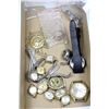 Image 1 : FLAT OF 12 ASSORTED WATCHES & PARTS - SOME GOLD