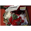 Image 1 : BOX WITH CHRISTMAS FIGURINES, PLATES,