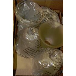 BOX OF 5 LAMP SHADES