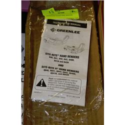 GREENLEE HAND PIPE BINDER