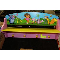 DORA 4-PEG WOOD WALL-MOUNT COAT