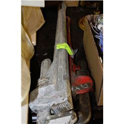 2-PC LARGE PIPE WRENCH SET