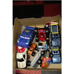 BOX FULL OF CARS AND TRUCKS