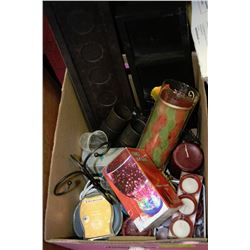 BOX W/ WAX BURNER & SCENTED BARS,