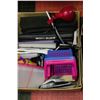 Image 1 : BOX FULL OF OFFICE/SCHOOL SUPPLIES