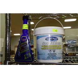 ENGINE FLUSH SOLD WITH SPA TABLETS