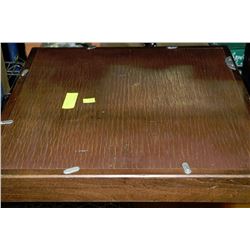 WOOD FOLDING DISPLAY BOX