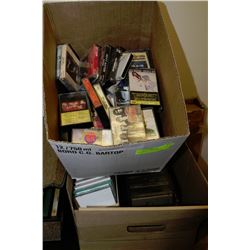 3 BOXES OF CASSETTES