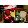Image 1 : BOX OF NEW ANGRY BIRDS CHRISTMAS STOCKING AND