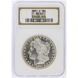 1881-S NGC MS65 Morgan Silver Dollar