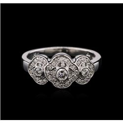 14KT White Gold 0.40ctw Diamond Ring