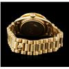 Image 2 : Rolex 18KT Yellow Gold 2.00ctw Diamond DayDate Men's Watch