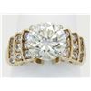 Image 3 : 3.01ctw Diamond Ring - 14KT  Yellow Gold