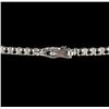 Image 3 : 14KT White Gold 71.43ct Kunzite and Diamond Necklace