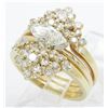 Image 3 : 0.96ctw Diamond Ring - 14KT Yellow Gold