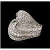 Image 2 : 18KT White Gold 2.23ctw Diamond Ring