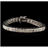 Image 1 : 14KT White Gold 26.22ctw Diamond Tennis Bracelet