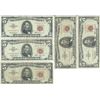 Image 3 : 1963 $5 Red Seal Bill Lot of 10