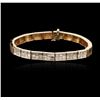 Image 1 : 14KT Yellow Gold 3.35ctw Diamond Bracelet