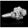 Image 1 : 18KT White Gold 1.80ctw Diamond Ring